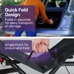 Rollator Walker Upright with Forearm Support & Seat Blue