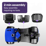 Mobility Scooter Mid-Size Lithium Fast Charge Blue