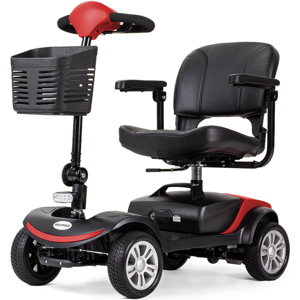 Mobility Scooter Mid-Size Lithium Fast Charge Red