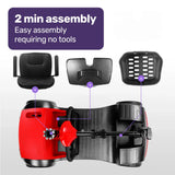 Mobility Scooter Mid-Size Lithium Fast Charge Red
