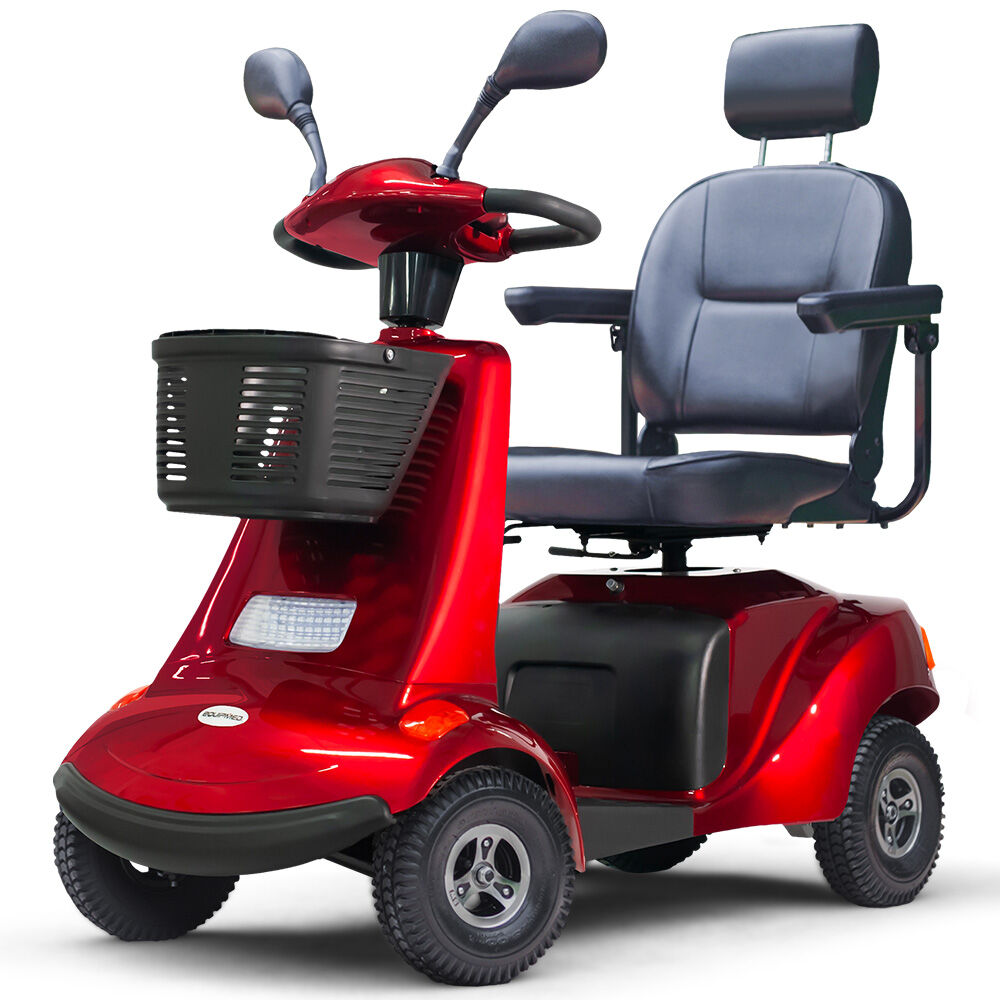 Mobility Scooter Extra Large 182kg Capacity Red