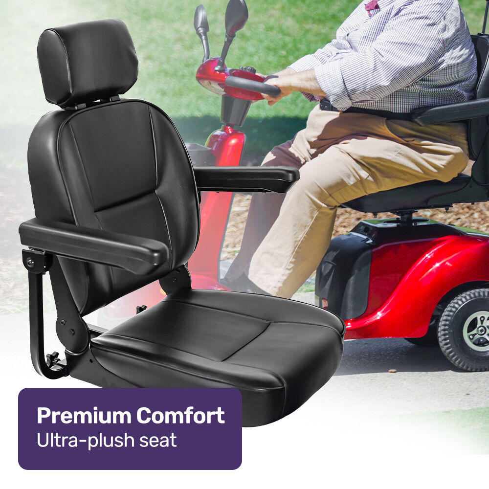 Mobility Scooter Extra Large 182kg Capacity Red