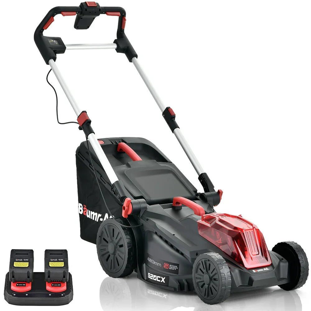 Baumr-AG 520CX 40V Cordless Lawn Mower Kit 17" with Charger
