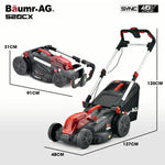 Baumr-AG 520CX 40V Cordless Lawn Mower Kit 17" with Charger