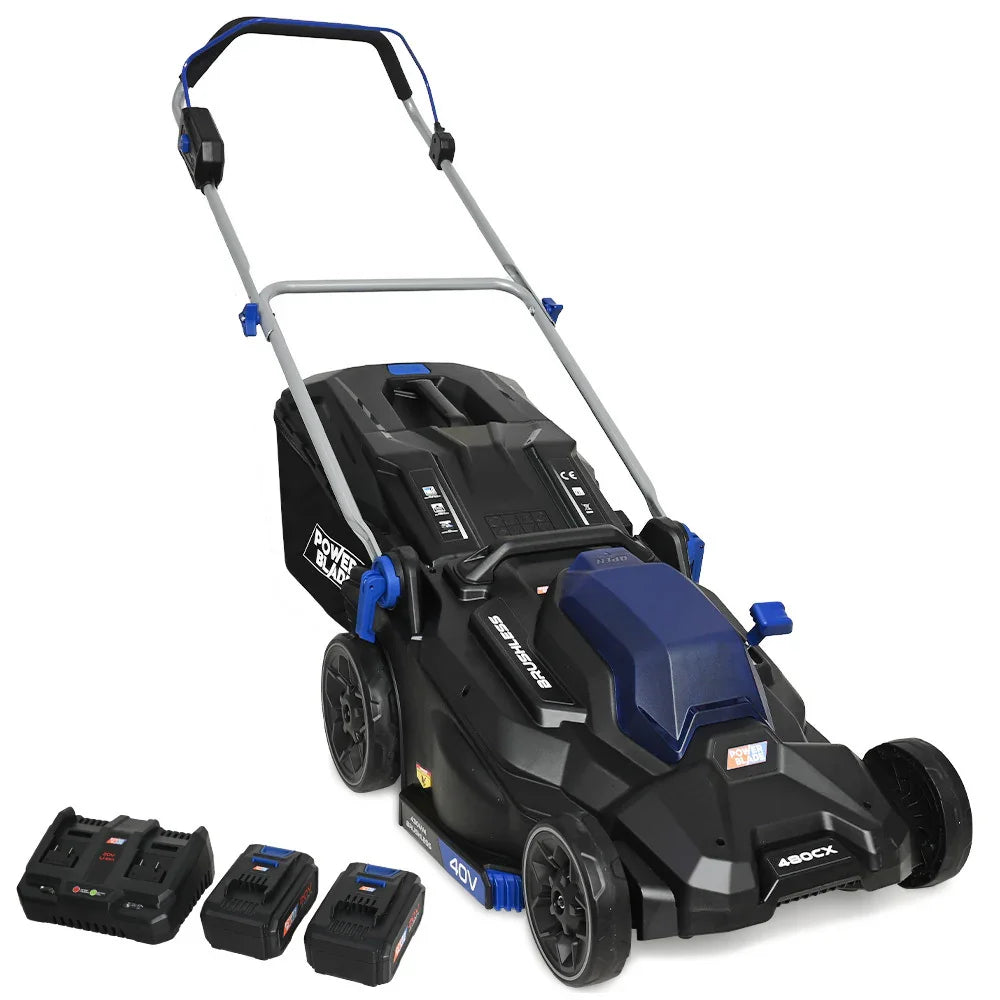 PowerBlade 480CX 40V Cordless Lawn Mower Kit 17" with Charger