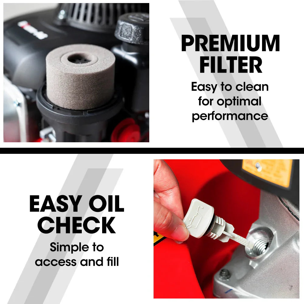 Baumr-AG 139cc Petrol Lawn Mower 16