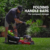 Baumr-AG 139cc Petrol Lawn Mower 16" Hand Push 4-Stroke