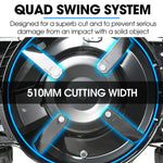 PowerBlade 20" Self-Propelled Petrol Lawn Mower 200cc