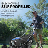 PowerBlade 20" Self-Propelled Petrol Lawn Mower 200cc