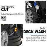 PowerBlade 20" Self-Propelled Petrol Lawn Mower 200cc