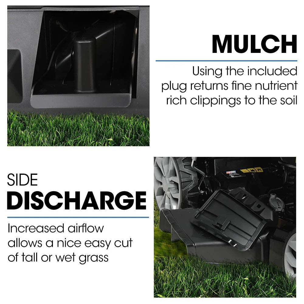 PowerBlade 20" Self-Propelled Petrol Lawn Mower 200cc