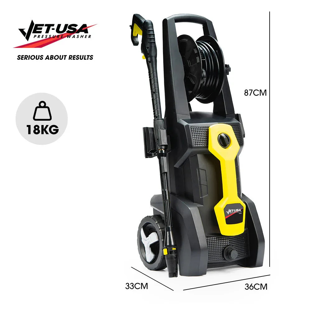 JET-USA RW545 3000PSI Electric Pressure Washer - Water Cooled Motor