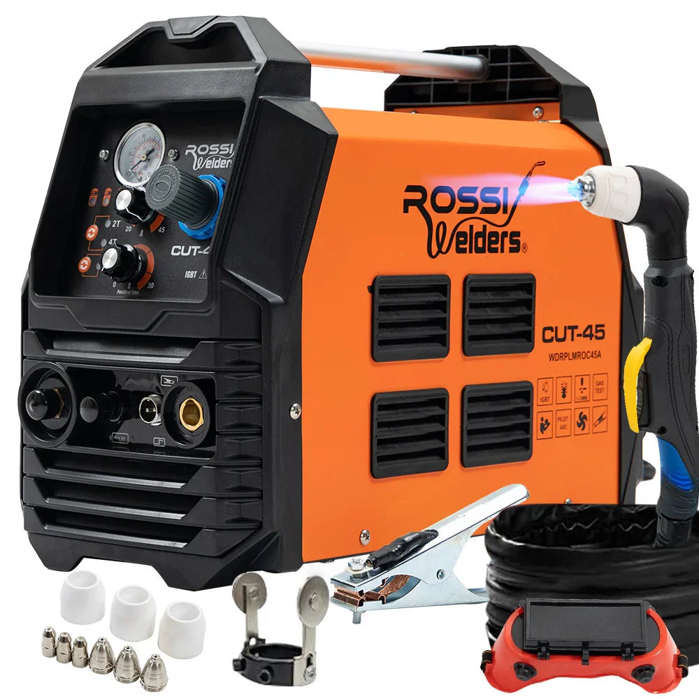 ROSSI 45A Plasma Cutter - Non-Touch Pilot Arc DC Inverter