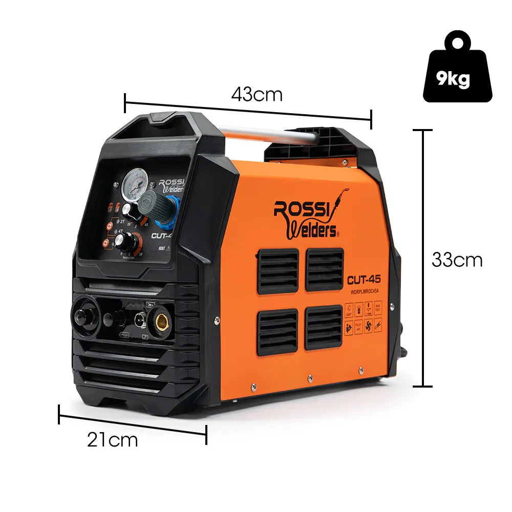 ROSSI 45A Plasma Cutter - Non-Touch Pilot Arc DC Inverter