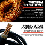 ROSSI NextGenTIG/MMA 200A Welder - TIG-200 HF Start with Argon Gas Regulator