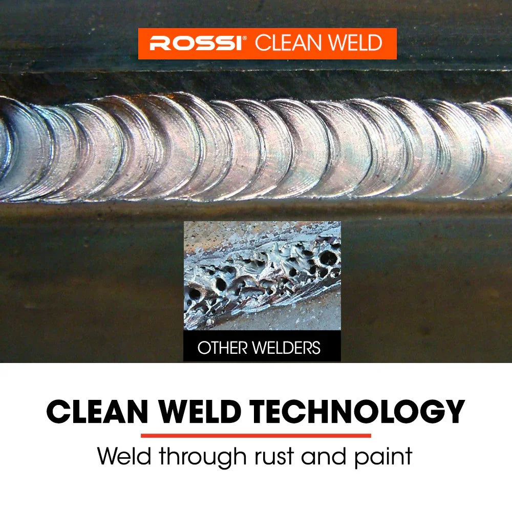 ROSSI NextGenTIG/MMA 200A Welder - TIG-200 HF Start with Argon Gas Regulator