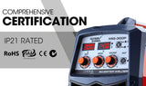 ROSSI 300A MIG Stick Welder - DC Gas Gasless Inverter 15A Plug
