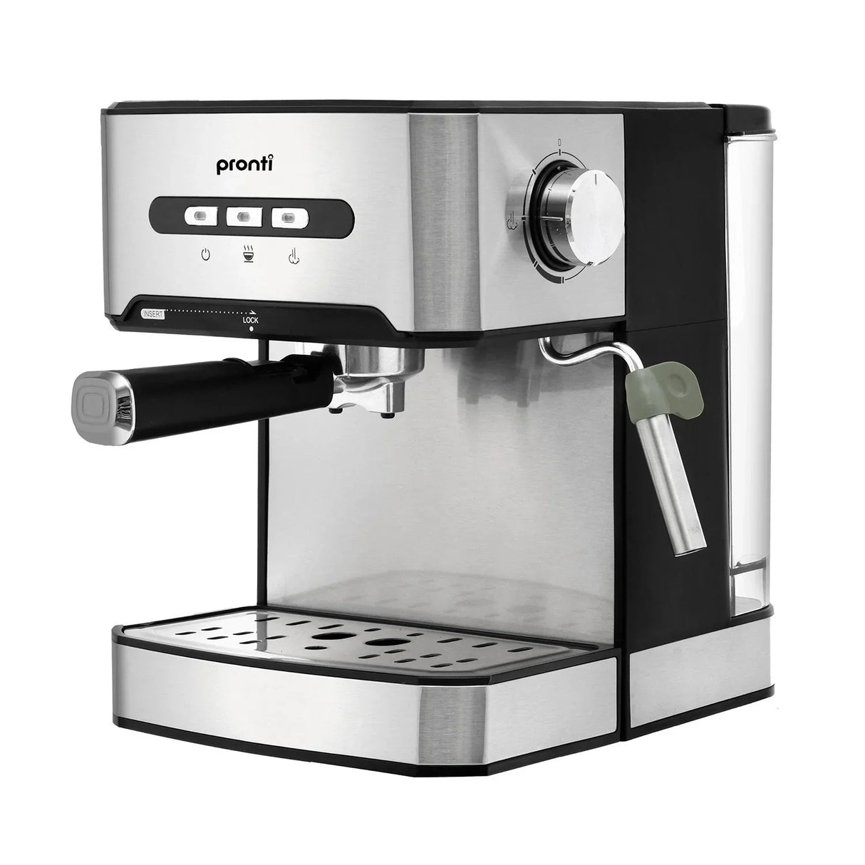 Pronti 1.6L Automatic Coffee Espresso Machine Steam Frother Cappuccino Maker