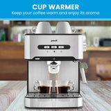 Pronti 1.6L Automatic Coffee Espresso Machine Steam Frother Cappuccino Maker