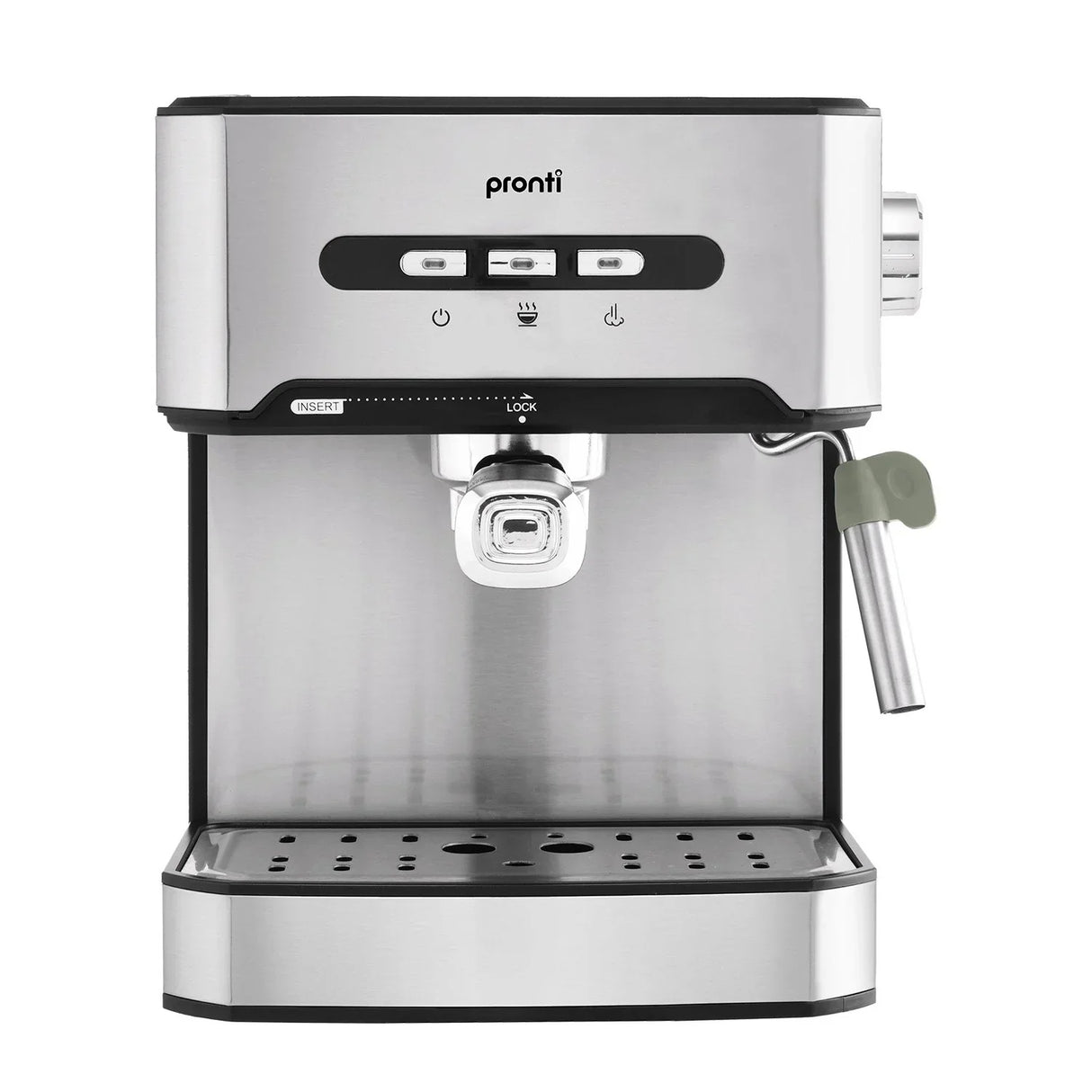 Pronti 1.6L Automatic Coffee Espresso Machine Steam Frother Cappuccino Maker