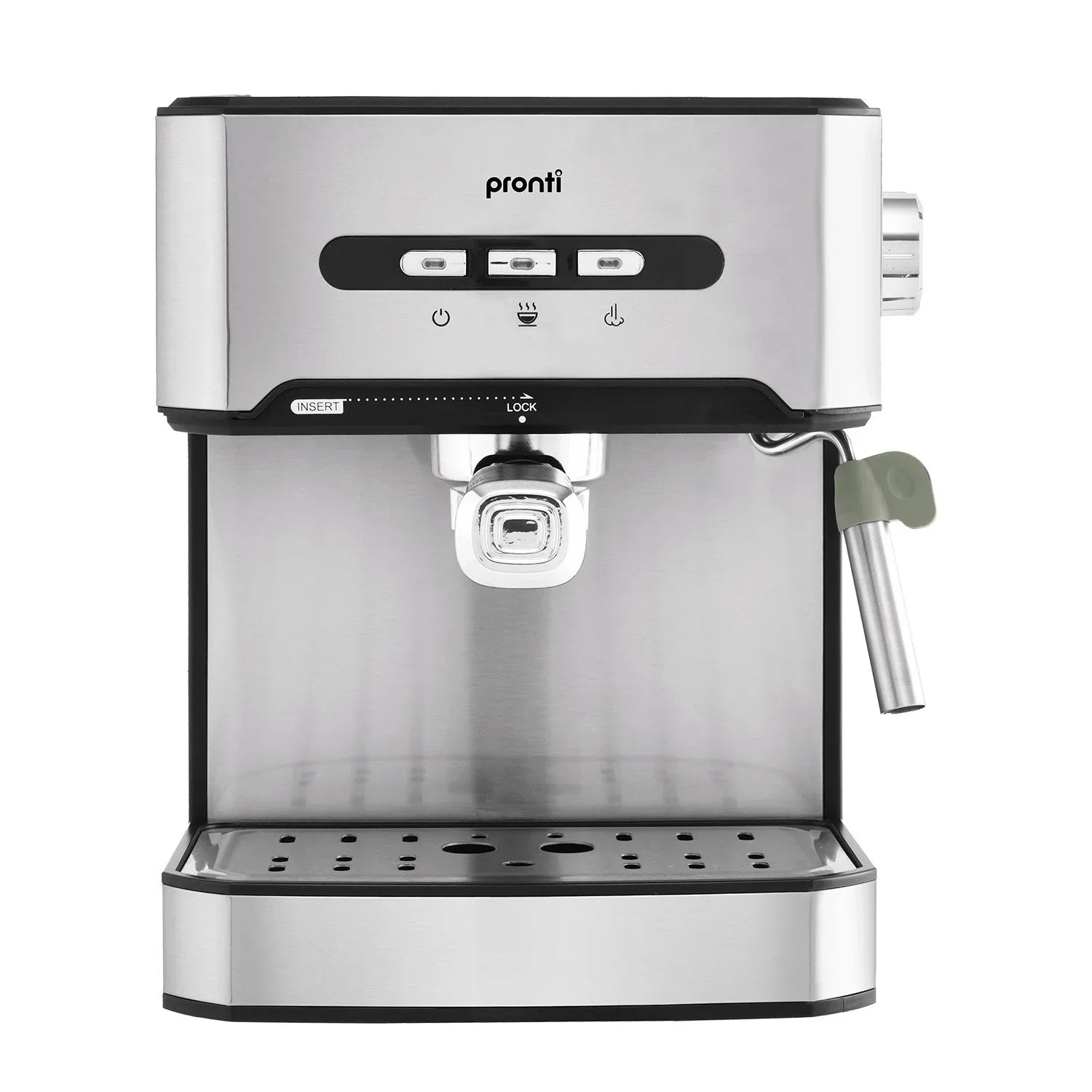 Pronti 1.6L Automatic Coffee Espresso Machine Steam Frother Cappuccino Maker