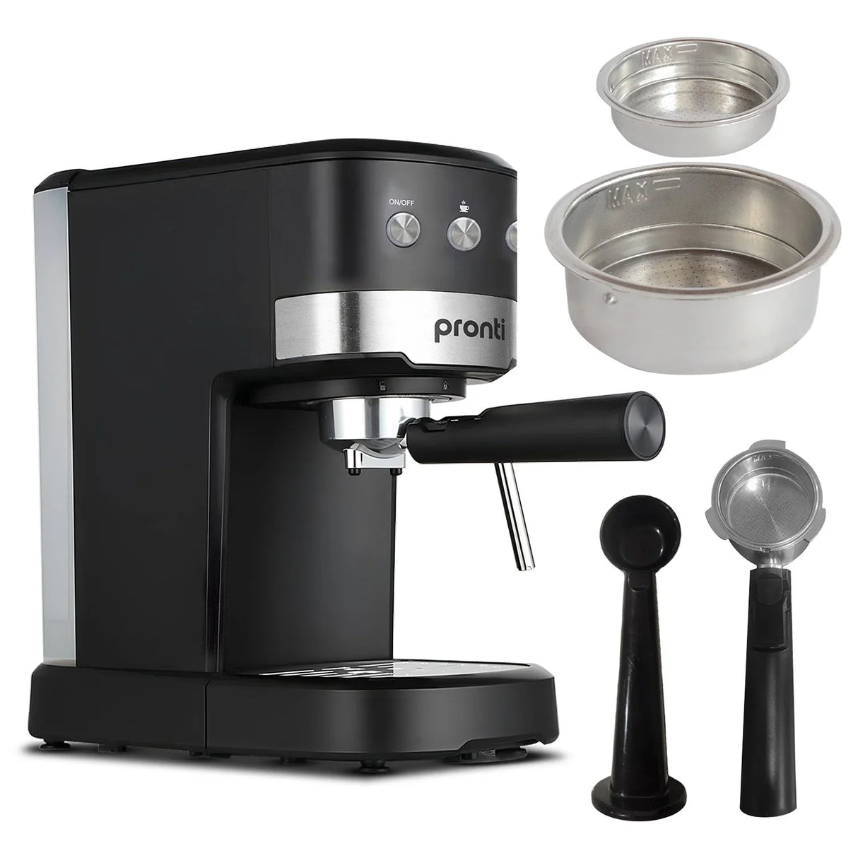 Pronti 20 Bar Espresso Machine with Milk Frother & 1.25L Tank