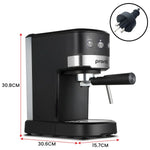Pronti 20 Bar Espresso Machine with Milk Frother & 1.25L Tank