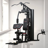 Powertrain multi-station home gym machine in a bright, modern room