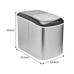 Morphy Richards 15kg Ice Maker in Stainless Steel - Flea Market