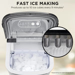 Morphy Richards 15kg Ice Maker in Stainless Steel - Flea Market