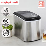 Morphy Richards 15kg Ice Maker in Stainless Steel - Flea Market