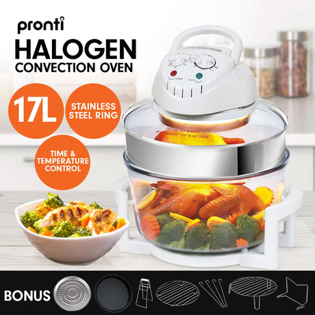 Pronti 17l Digital Turbo Convection Oven Electric Cooker Air Fryer 1400w Cook - Flea Market