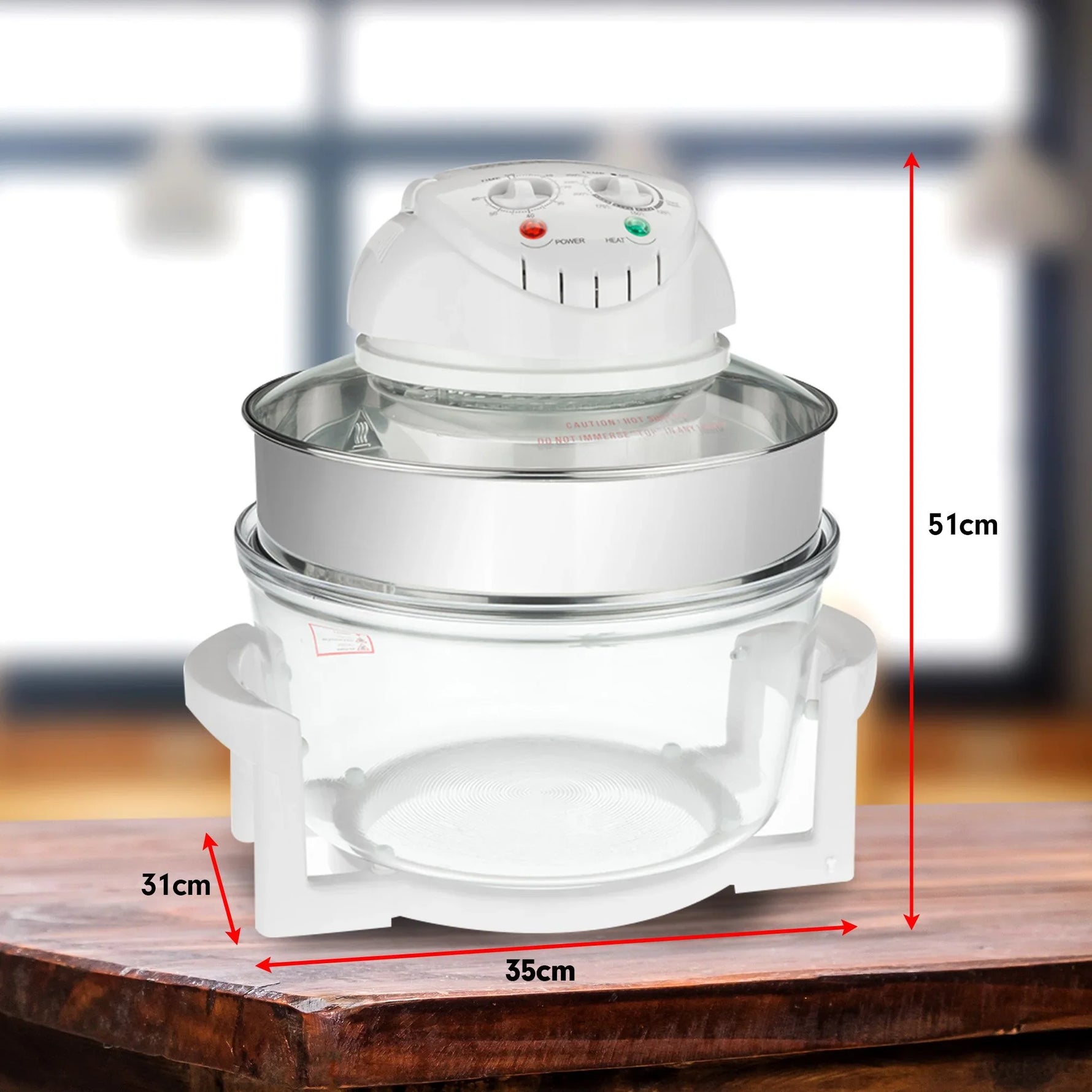 Pronti 17l Digital Turbo Convection Oven Electric Cooker Air Fryer 1400w Cook - Flea Market