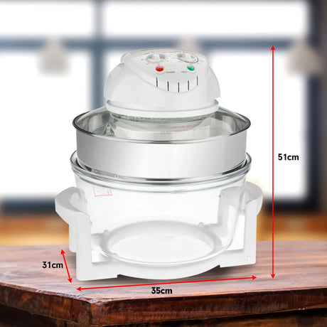 Pronti 17l Digital Turbo Convection Oven Electric Cooker Air Fryer 1400w Cook - Flea Market