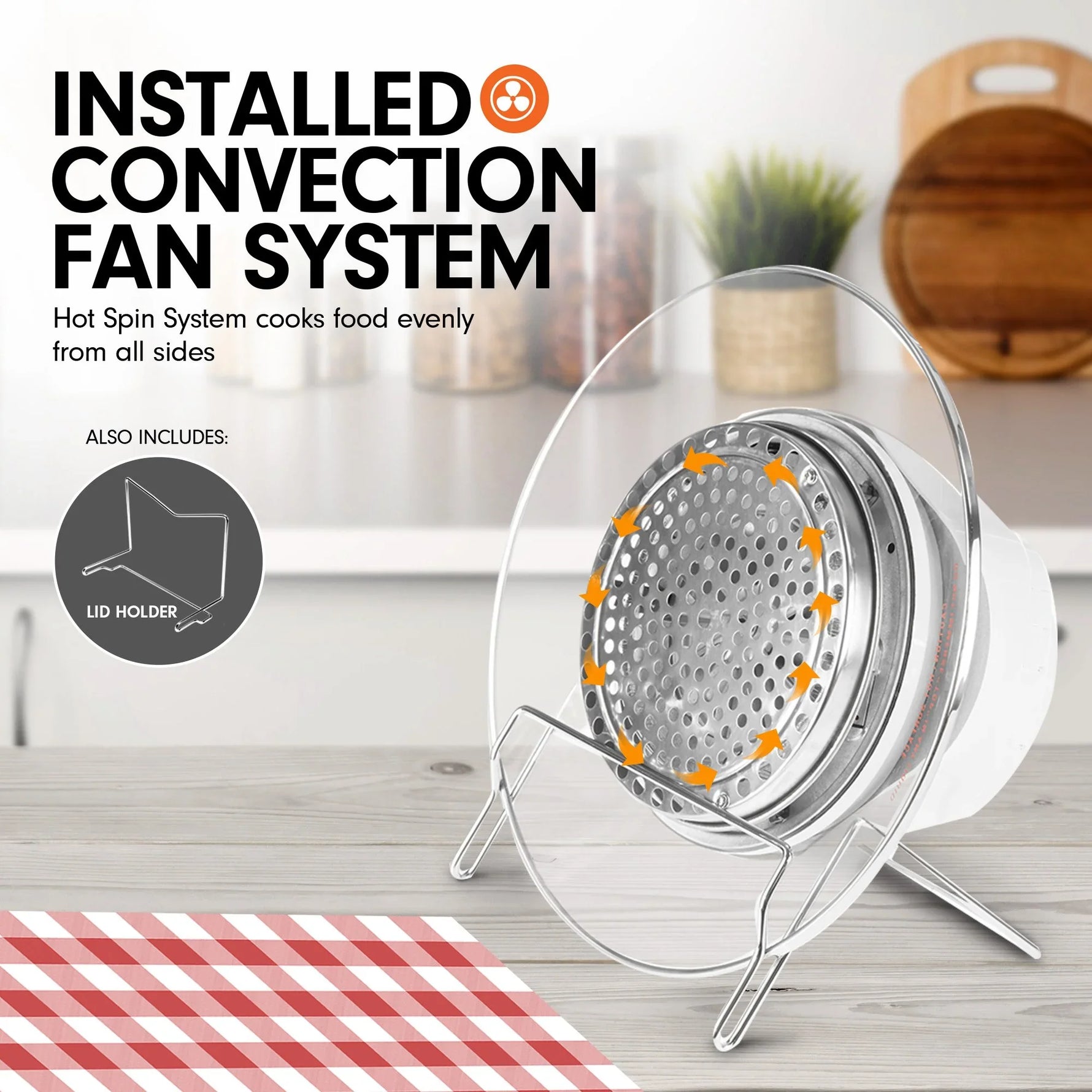 Pronti 17l Digital Turbo Convection Oven Electric Cooker Air Fryer 1400w Cook - Flea Market