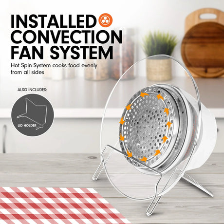 Pronti 17l Digital Turbo Convection Oven Electric Cooker Air Fryer 1400w Cook - Flea Market