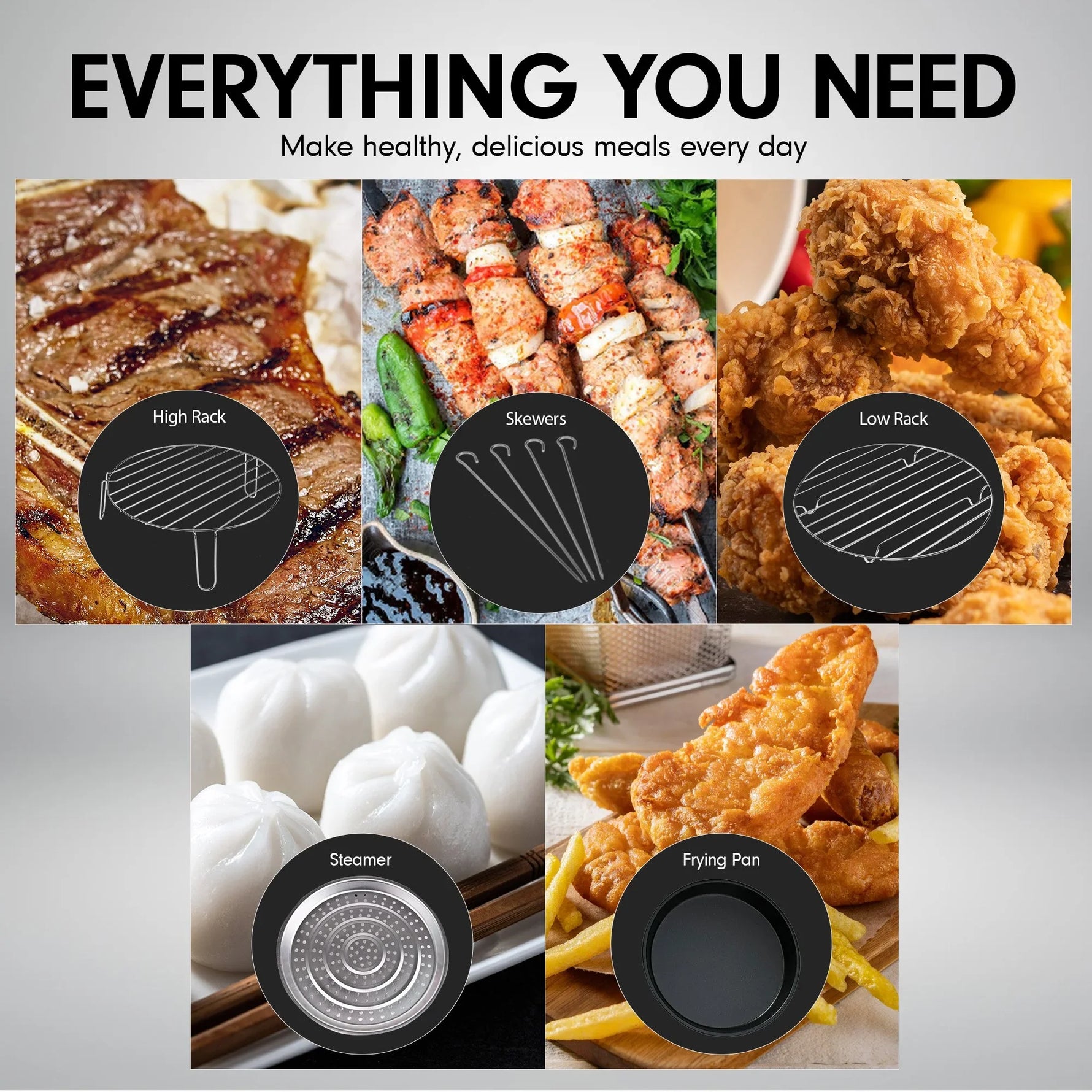 Pronti 17l Digital Turbo Convection Oven Electric Cooker Air Fryer 1400w Cook - Flea Market