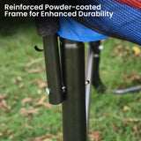 Kahuna 10x15ft Oval Trampoline Rainbow Safety Net Ladder Outdoor