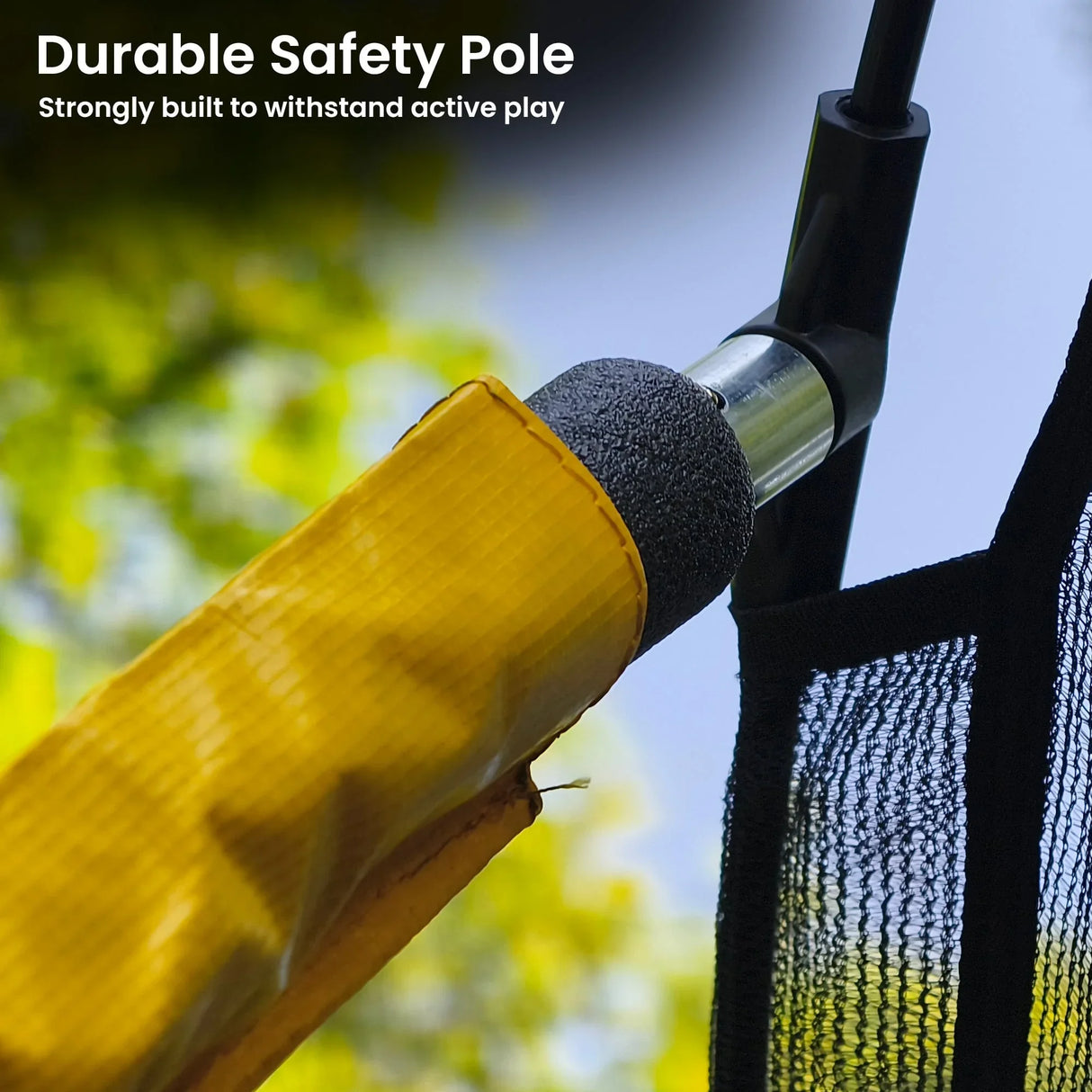 Kahuna 10x15ft Oval Trampoline Rainbow Safety Net Ladder Outdoor