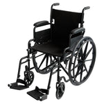 Steel Wheelchair 24 Inch Foldable