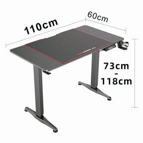 Gaming Standing Desk Home Office Lift Electric Height Adjustable Sit To Stand Motorized Standing Desk 1160 - Flea Market