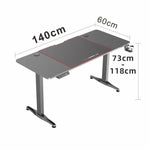 Gaming Standing Desk Home Office Lift Electric Height Adjustable Sit To Stand Motorized Standing Desk 1160 - Flea Market