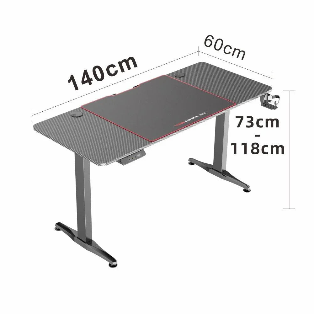 Gaming Standing Desk Home Office Lift Electric Height Adjustable Sit To Stand Motorized Standing Desk 1160 - Flea Market