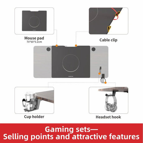 Gaming Standing Desk Home Office Lift Electric Height Adjustable Sit To Stand Motorized Standing Desk 1460 - Flea Market