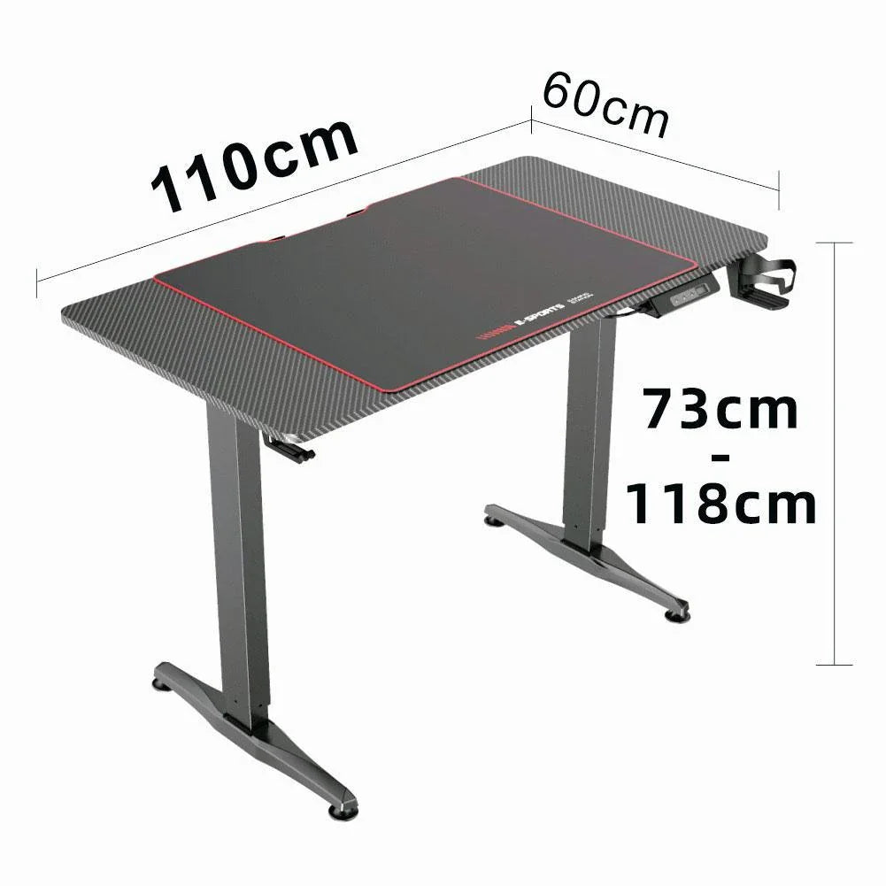 Gaming Standing Desk Home Office Lift Electric Height Adjustable Sit To Stand Motorized Standing Desk 1460 - Flea Market