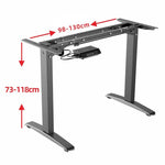 Gaming Standing Desk Home Office Lift Electric Height Adjustable Sit To Stand Motorized Standing Desk 1460 - Flea Market