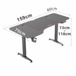 Gaming Standing Desk Home Office Lift Electric Height Adjustable Sit To Stand Motorized Standing Desk 1460 - Flea Market