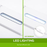 Aquarium Fish Tank 16L Starfire Glass 25x24x27cm Filter Pump LED