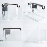 Aquarium Fish Tank 39L Starfire Glass 50x25x34cm Filter Pump LED