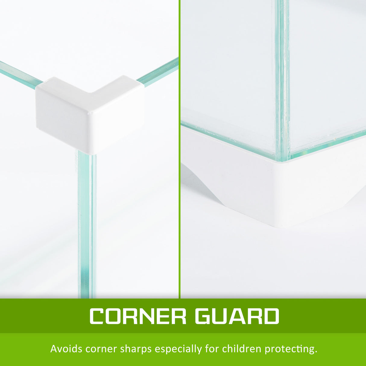 Aquarium Fish Tank 39L Starfire Glass 50x25x34cm Filter Pump LED